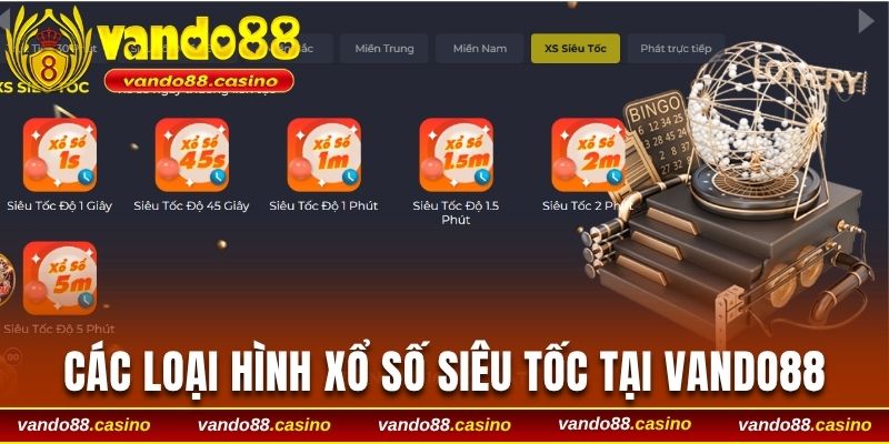 Các loại hình bạn có thể trải nghiệm tại Vando88