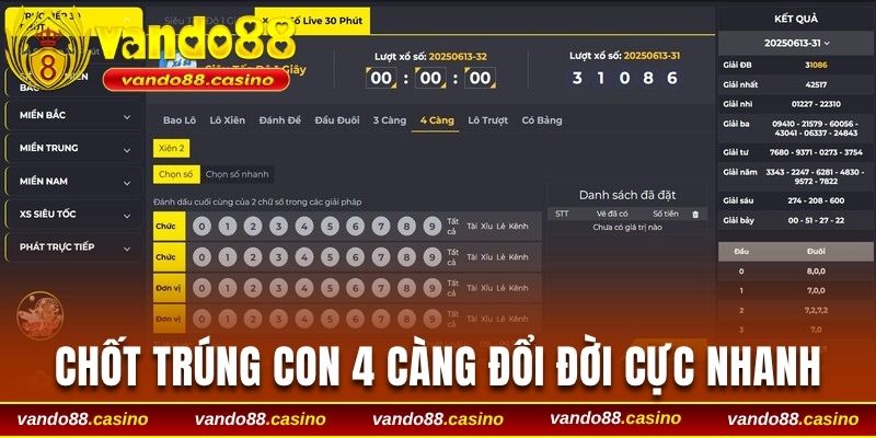 Chốt trúng con 4 càng đổi đời cực nhanh chóng