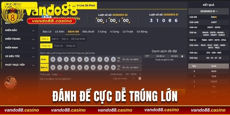 Đánh đề cực dễ trúng lớn