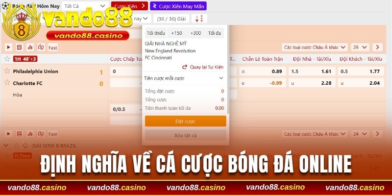 Định nghĩa chuẩn xác về cá cược bóng đá online