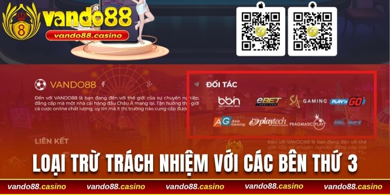 Loại trừ trách nhiệm với các bên thứ 3