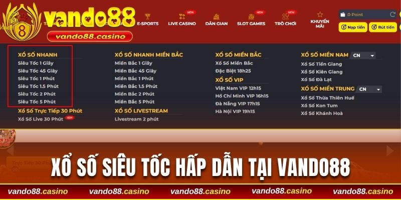Xổ số siêu tốc loại hình thú vị nên trải nghiệm